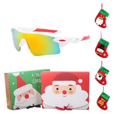 China daily & 2022 Safety Christmas Gift Kids Glasses Set For Kids Sunglasses Sports Outdoor Riding Glasses 10pcs for sale