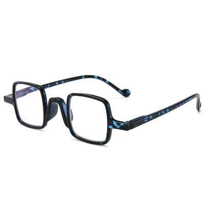 China Retro Fashion Square Anti-fatigue Comfortable Anti-bluish Portable Slim Glasses Presbyopic Glasses for sale