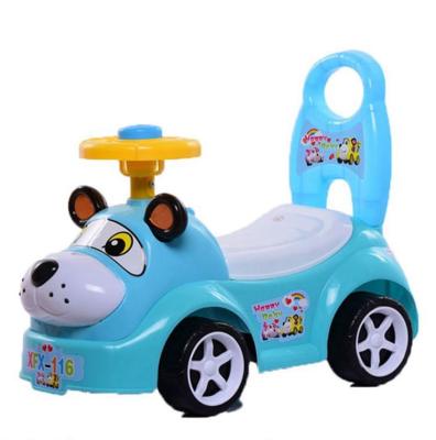 China Ride On Toy Wholesale Kids Play Ride On Toys PP Plastic 4 Wheel Bustle Baby Swing Car for sale