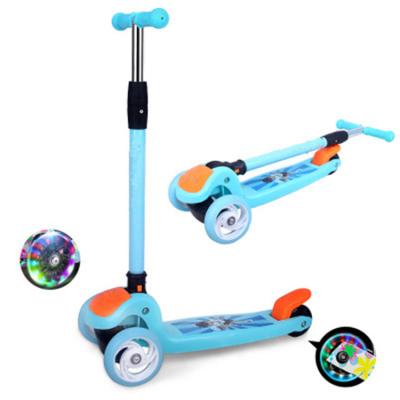 China Cheap On Sale Mini Kids Scooter /kids Scooter Mute Adjustable Balance Scooter Factory Price PU Wheel Turn Signal Ride for sale