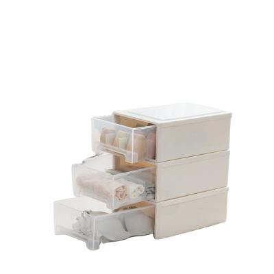 China New Style 27*18*10cm Sustainable Portable Multifunctional Clothing Plastic Storage Box for sale