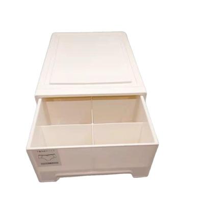 China New Style 27*18*10cm Sustainable Portable Multifunctional Clothing Plastic Storage Box for sale