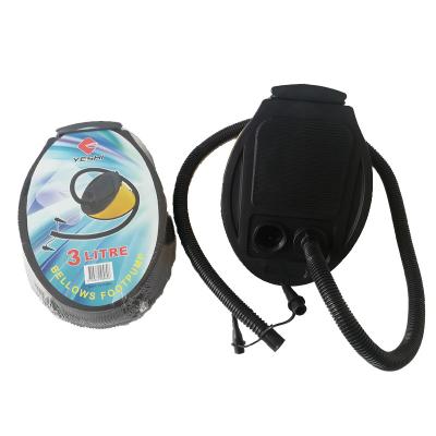 China inflatable foot pump plastic feet inflating compressor for inflatable swing ring 26.5*18*7.1cm for sale