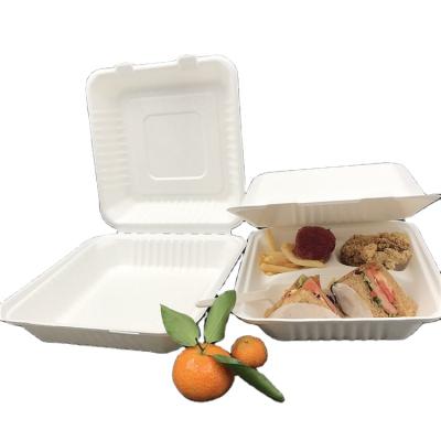 China Disposable Eco Friendly Containers Food Boxes Compostable Biodegradable Container for sale