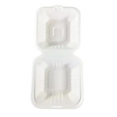 China 6 Inch Biodegradable Eco - Friendly Sugarcane Packaging Renewable Biodegradable for sale