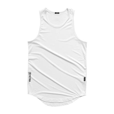 China QUICK DRY High Quality Custom Gym Muscle Bodybuilding Sporty Cutout Men's Stringer Tank Top Workout for sale