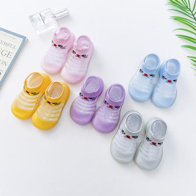 China Summer Children's Breathable Shoes And Bumps Toddler Shoes Floor Bumps Mesh Breathable Baby Infant Shoes for sale