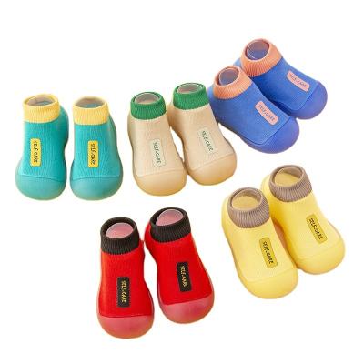 China Wholesale Breathable Spring Summer Cotton Cartoon Anti Slip Floor Toddler Rubber Socks Baby Shoes Custom Non Slip Custom Baby Socks for sale