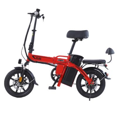 China MINI 14 Inch E Bike Portable Electric Bike 48V 12Ah Battery Folding Electric Bike for sale