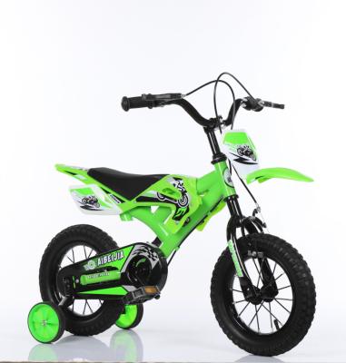 China Good Quality Steel 16 Inch Boys Bike 4 Wheel Bike For Kids Children Bike With Training Wheel for sale