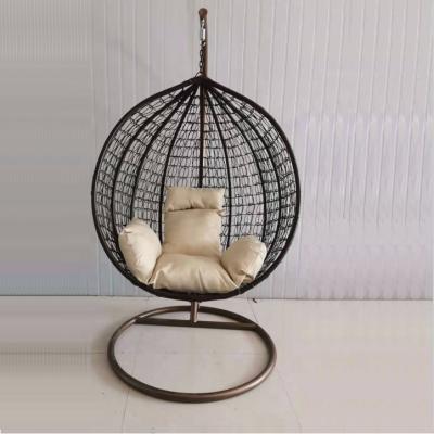 China 2021 New Model Super Comfortable Outdoor Garden Furniture Rattan Hanging Chair for sale