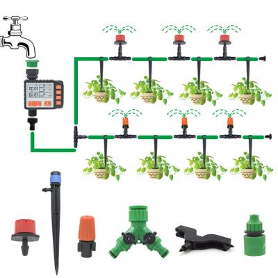 China Easy Installation Garden Water System 10m Micro Spray Fogging Automatic Fogger Kit Garden Irrigation System for sale