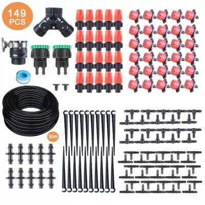 China Easily Install Adjustable Automatic Irrigation DIY Set Garden Drip Irrigation Automatic Watering Kit for sale