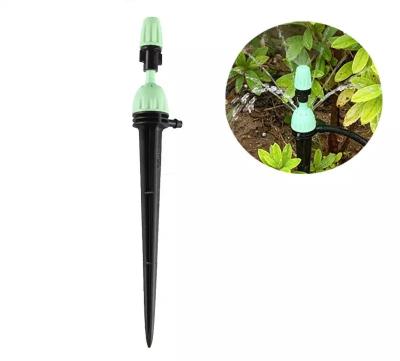 China Hot Selling 8 Hole Micro Adjustable Irrigation Trims Flow Device Emitter Water Sprinkler-Easy Installation Low Price Saving On Stake for sale