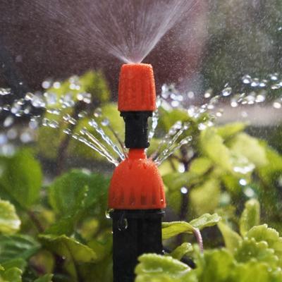 China Water-saving Equipment Easy Irrigation Farmland Installation Micro Adjustable 8-Hole Drip Irrigation Sprinkler - On Stake for sale