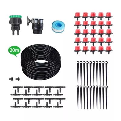 China Easy Watering Installation Garden Irrigation System Drip Kit DIY Water Saving Automatic Irrigation Equipment Set For Garden Greenhouse for sale