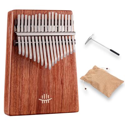 China Educational Toy Hluru Kalimba 17 Finger Thumb Piano Kalimba kc Key Wooden Instrument for sale