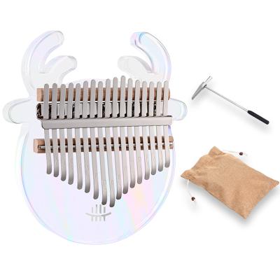 China Musical Instrument Hluru Musical Instruments Kalimba 17 Keys Inch Piano Square Middle Hole KVTB for sale