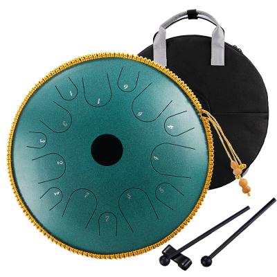 China Entertainment Hluru Tank Drum 14 inch 14 note steel tongue drum handpan TA14 for sale