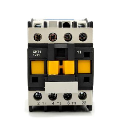 China AC Contactors 25A 32amp 24V 110V 380V 230V 50Hz 3P NO NC Industrial Control CKT1 for sale