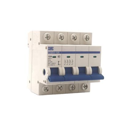 China PA66 (Nylon Reinforced) CHAC CQD2-125 4P Insulating Circuit Breaker Disconnector Manufacturer for sale