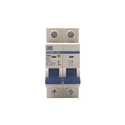 China PA66 (Reinforced Nylon) CHAC CQD2-125 2P Isolating Switch Main Switch Breaker Type for sale