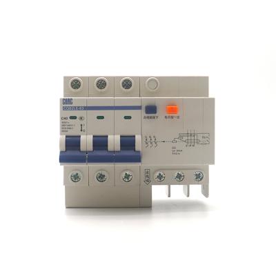 China Top Selling Manufacturer Best B Type Plastic Silver Copper rcbo 4p 30mA RCCB With Overload Protection RCBO Flame Retardant Material rcd for sale