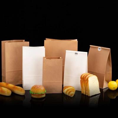 China Biodegradable Greaseproof Paper Food Packaging Take Out Packaging Bags Custom Logo Printing for sale