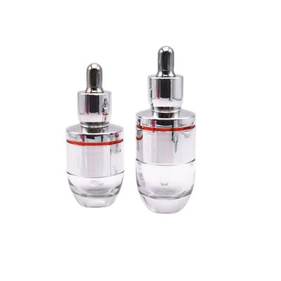 China Hot Selling 30ml Cosmetic Glass Bottle 50ml Essential Oil Transparent Bottle Cosmetic Glass Bottle Dropper Bottle for sale