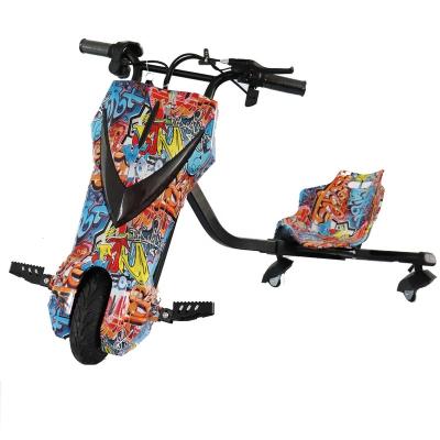 China With LED light /three speed hot sale kids and adults 3 wheel/pipe stretch drifting electric trikle scooter with ready shipping for sale