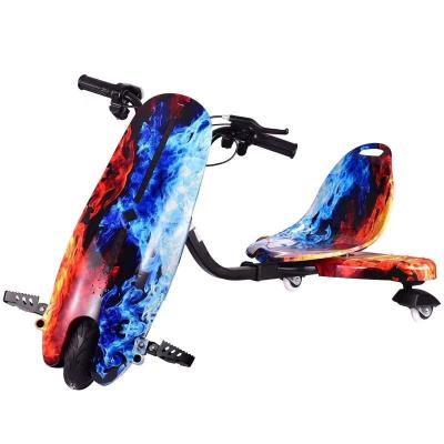 China With LED Light /Stret Pipe /Three Speed ​​Best Seller Christmas Gift For Kids 3 Wheel Electric Drift Scooter Drift Tricycle Drift Rider for sale