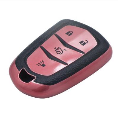 China Waterproof/no Dust Protective Car Key Key FOB Cover For 4 Buttons Car Key For Cadillac XT4 XT5 CT6 XTS Cars for sale