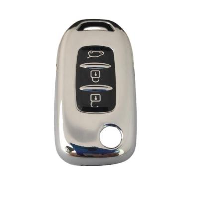 China Waterproof/no Dust 3 Button Tpu Car Full Cover Remote Key Case For Renault Car Key Covers for sale