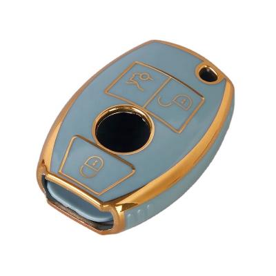 China High Quality Flip Car Key Protect Cover Waterproof/no Dust Low Price Key Case Tpu Material For Mercedes Benz Cars for sale