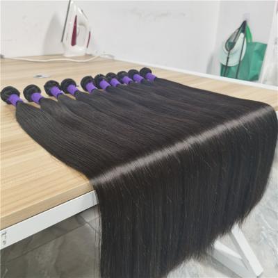 China Wholesale Silky Straight Wave Cuticle Aligned 12A Vietnamese Curly Weave Bundles Straight Raw Unprocessed Indian Virgin Bundle Hair for sale