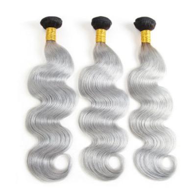 China Silky Straight Wave 36 40 Inch Straight Virgin Hair Bundle Set Gray Color Hair Bundles for sale