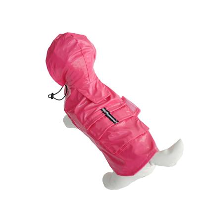 China Sustainable Dog Rain Coat Pet Designer Rain Jacket for sale