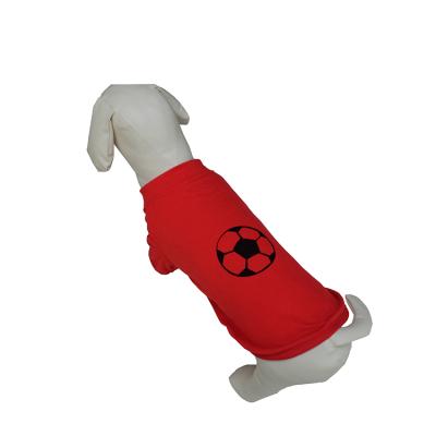 China New Custom Viable Pet Sweatshirt High Quality Sports Dog Football T-Shirt for sale