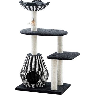 China Viable Cat Condo-Four Level Perch Cat Tree of Housing Couch for sale