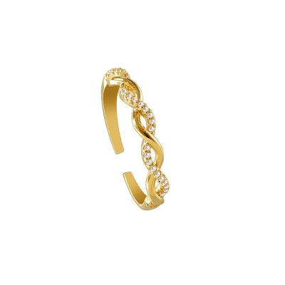 China FASHIONABLE INS tail ring female ring network index female fashion personality wrapped red simple opening exaggerated ring for sale