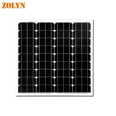 China Home Solar System 100W Mono Monocrystalline Silicon Solar Panels System Rigid Glass Solar Panel for sale