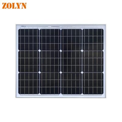 China Small Solar Panels Price Silicon Monocrystaline Glass Solar Panel Modules Home Crystalline Photovoltaic Performance 70W Glass Solar Panel for sale