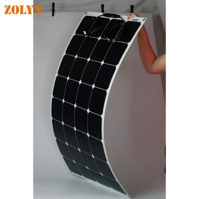 China High Efficiency Solar Boat Model High Voltage 110w Flexible Solar Panel for sale