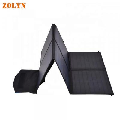 China Travel Self-Drive 50W 60W 100W 120W 160W 200W 250W Folding Solar Kit Collapsible Solar Panel Charger For Boat Campervan RV for sale