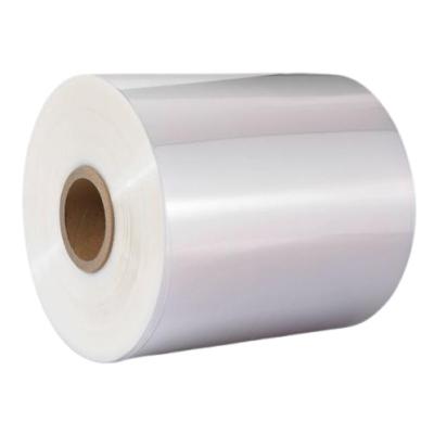 China 19 Micron Clear POF Shrink Wrap Film Roll Centerfold Polyolefin Shrink Film for sale