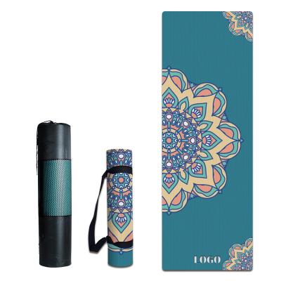 China Eco-Friendly Foldable Tape Travel Yoga Mat Cheap Tape Gym Equipment for sale