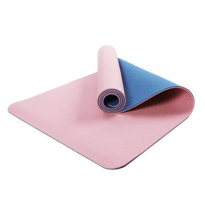 China New Eco-Friendly Tape Non Slip Yoga Mats, Extra Thick Custom Size Yoga Pilates Fitness Exercise Mat for sale