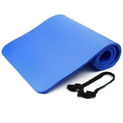 China New arrival logo yoga pilates nbr mat portable exercise yoga mat high quality factory customized eco-friendly for sale