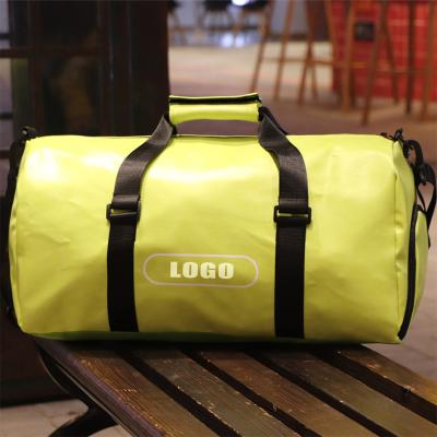 China Fashion Storage Sports Luggage Large Capacity Gym Organizer Travel Bag Waterproof PU Travel Bag for sale