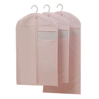 China 60 Inch Pink Custom Garment Storage Bag Dress Garment Bag Storage Garment Bags for sale